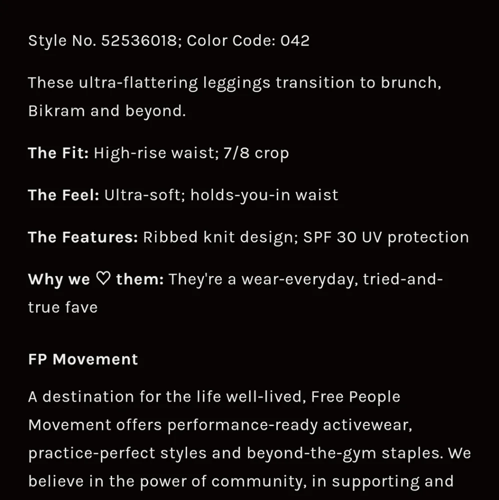 NEW Free People Movement Good Karma Leggings in Light Blue / Clear Breeze - M/L - Picture 9 of 10